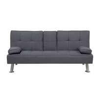 Sofa rozkładana ciemnoszara ROXEN