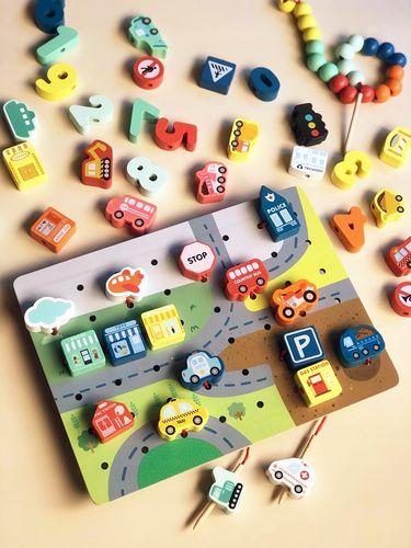 klocki cyferki drzewo jhtoy-988 na Arena.pl