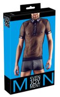 koszulka polo męska svenjoyment wet look siateczka l