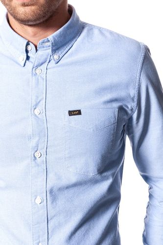 LEE SLIM BUTTON DOWN WORKWEAR BLUE L66VITSF L na Arena.pl