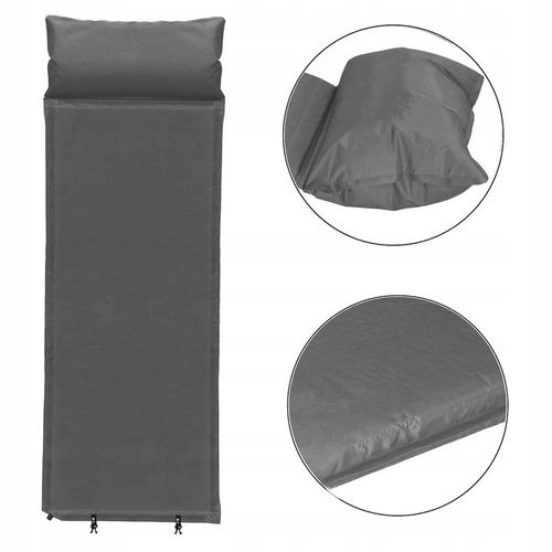 MATA SAMOPOMPUJĄCA KARIMATA TURYSTYCZNA Z PODUSZKĄ 186 cm DMUCHANA GRUBA na Arena.pl