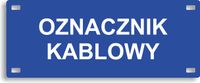 Oznaczniki kablowe tabliczki energetyczne na kable złącza GRAWER 7,5 x 3