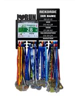 Wieszak na medale i numery startowe REKORDY BIEGOWE RUN twoje imię 88.1