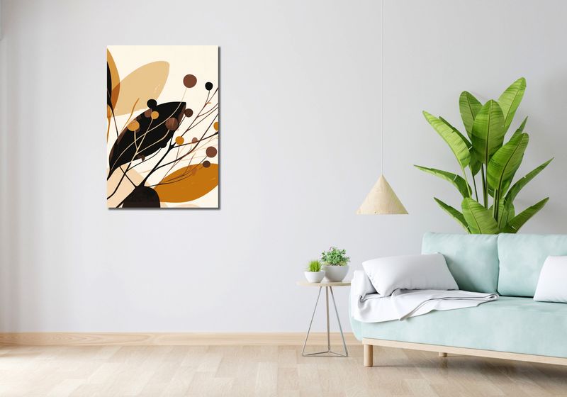 Obraz 60x90cm Jesienne Sylwety zdjęcie 2