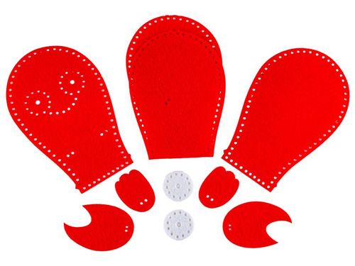 KOLOROWY ZESTAW KREATYWNYCH WYSZYWANEK DO SZYCIA MASKOTEK na Arena.pl