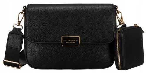MAŁA TOREBKA DAMSKA LISTONOSZKA PETERSON MODNA MIEJSKA NA MAGNES CZARNA na Arena.pl