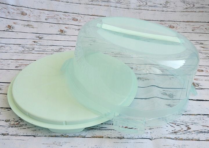 TACA PATERA POJEMNIK DO TORTU CIASTA PUDEŁKO NA WYPIEKI ŻYWNOŚĆ Z POKRYWĄ zdjęcie 7