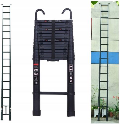 6,2 m Składana TELESKOPOWA DRABINA z wolnym hakiem na Arena.pl