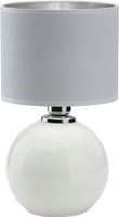 LAMPKA STOŁOWA BIURKOWA TK LIGHTING PALLA 5079 BIAŁY / SREBRNY