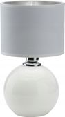 LAMPKA STOŁOWA BIURKOWA TK LIGHTING PALLA 5079 BIAŁY / SREBRNY