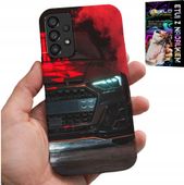 ETUI DO SAMSUNG A52 / A52S - SPORTOWE SAMOCHODY, CAR AUTA FAN + SZKŁO