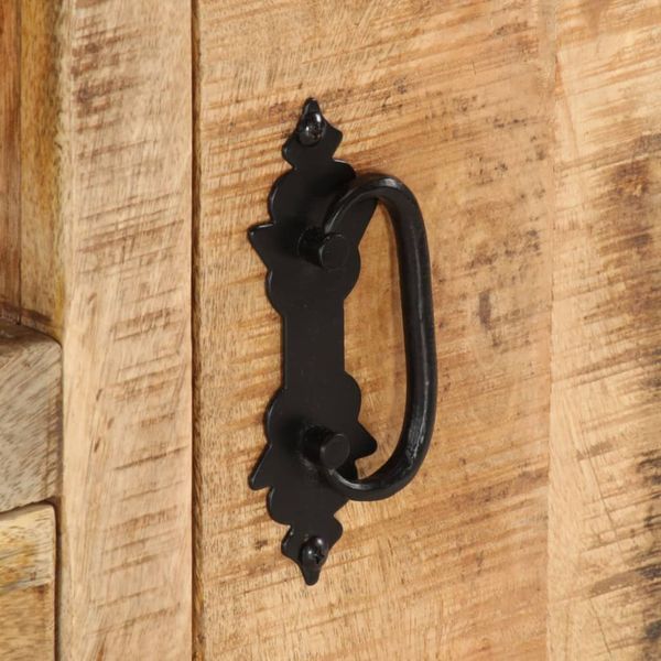 Szafka pod telewizor z chropowatego drewna mango, 120x30x50 cm zdjęcie 6