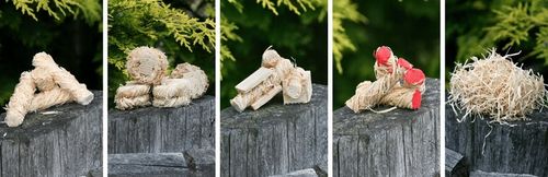 ORGINALNA Ekopodpałka do kominka 3 kg Podpałka do pieca, Rozpałka na Arena.pl