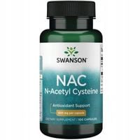 SWANSON NAC N-Acetyl Cysteine 600mg 100k ANTYOKSYDANT PREKURSOR GLUTATIONU