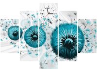 105CM 150CM ZEGAR 5 ELEM TURKUSOWE DMUCHAWCE 5 DRUK OBRAZ