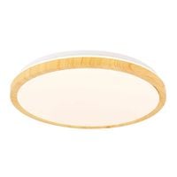 Drewniany plafon Gandava 14-75253 LED 24W 4000K okrąg biały