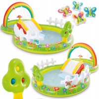 Dmuchane centrum wodny plac zabaw Ogród #57154 Intex zjeżdżalnia piłeczki