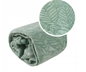 Miękki gruby koc tłoczony jak narzuta PALOMA 150x200 pistacjowy