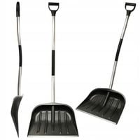 ŁOPATA ŚNIEGOWA ergonomiczny trzonek MOCNA SZEROKA SZUFLA do śniegu