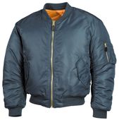 Kurtka pilotka MA1 niebieska
