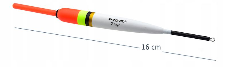 SPŁAWIK Przelotowy z BALSY 2,5 g PRO FL zdjęcie 2