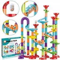 TOR KULKOWY KULODROM ZJEŻDZALNIA WYRZUTNIA KULEK KLOCKI KONSTRUKCYJNE 113el