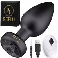 Wibrujący Korek Analny Wibrator Analny Z Pilotem Anal Plug Gadżety