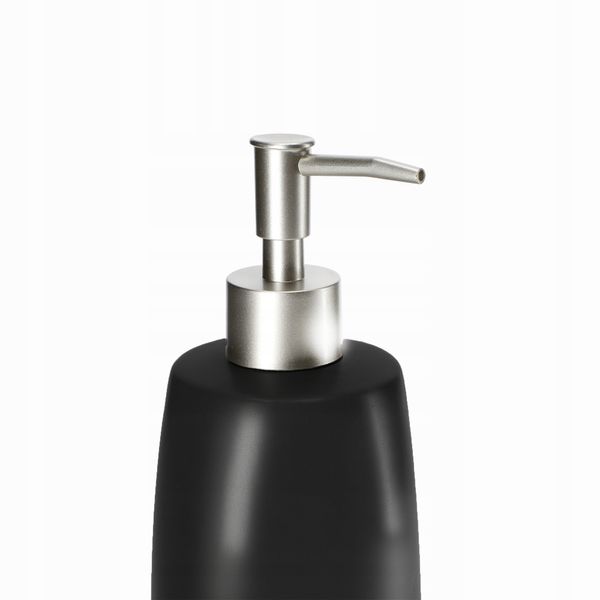 Dozownik Na Mydło Płyn Pojemnik Czarny 2 x 400ml zdjęcie 7