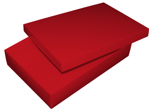 Opakowanie 350x240x70mm - czerwone, karton ozdobny na Arena.pl