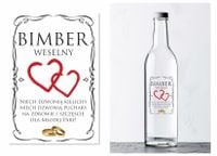 12x ETYKIETY na BUTELKI naklejki na BIMBER wesele alkohol