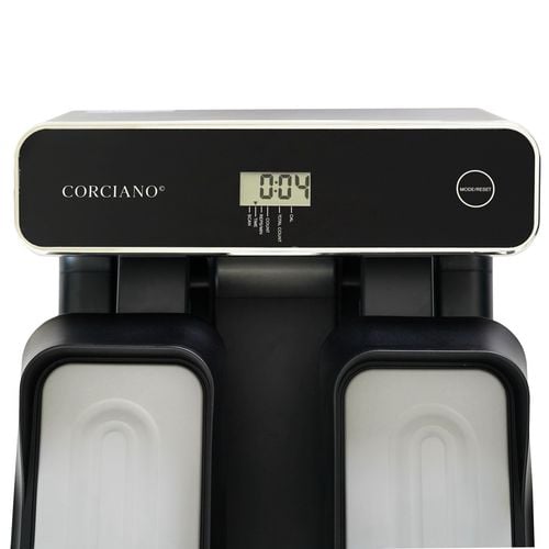 Stepper Fitness z licznikiem kroków 2w1 Corciano Czarny STEP Schody na Arena.pl