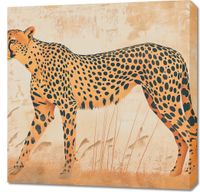 Obraz 70x70cm Gepard w Ruchu