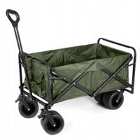 WÓZEK NA ZAKUPY TURYSTYCZNY TRANSPORTOWY OGRODOWY SKŁADANY PLAŻOWY MOCNY