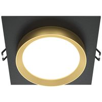 Lampa podstropowa Hoop DL086-GX53-SQ-BG downlight czarna złota