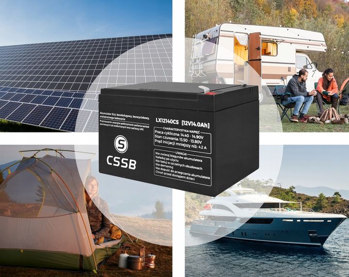 AKUMULATOR AGM VRLA 12V 14Ah DO UPS AUTKA ZABAWKI TRAKTORA KOSIARKI ROWERU zdjęcie 8