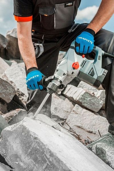 MŁOT UDAROWY (UDAROWO-OBROTOWY) MŁOTOWIERTARKA SDS+ 1500W GRAPHITE 58G862 zdjęcie 3