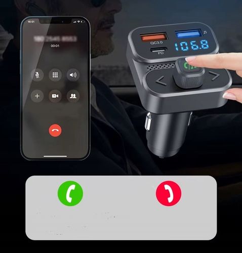 TRANSMITER FM BLUETOOTH 5.3 DRMZ SZYBKA ŁADOWARKA QC3.0 PD 36W USB na Arena.pl