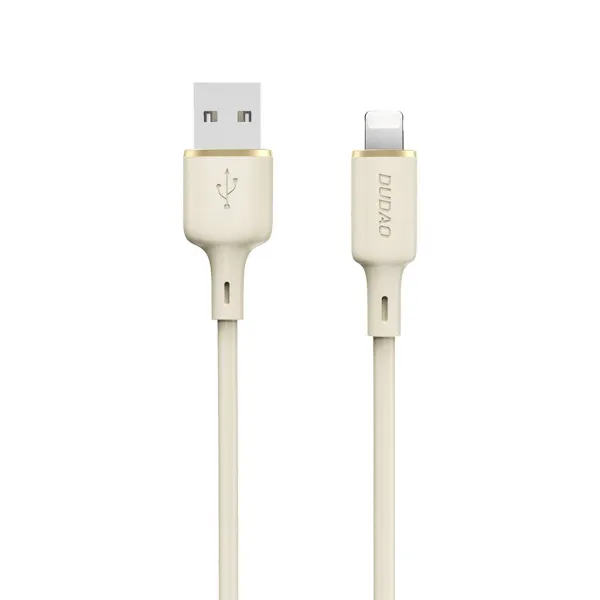 Kabel Dudao L7SL USB-A - Lightning 5A 1m - beżowy zdjęcie 1