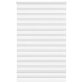 Roleta zebra, biała, szerokość tkaniny 135,9 cm, poliester