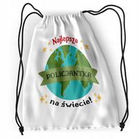 Plecak Sportowy Szkolny Policjantki Worek Torba Z Nadrukiem Ze Zdjęciem