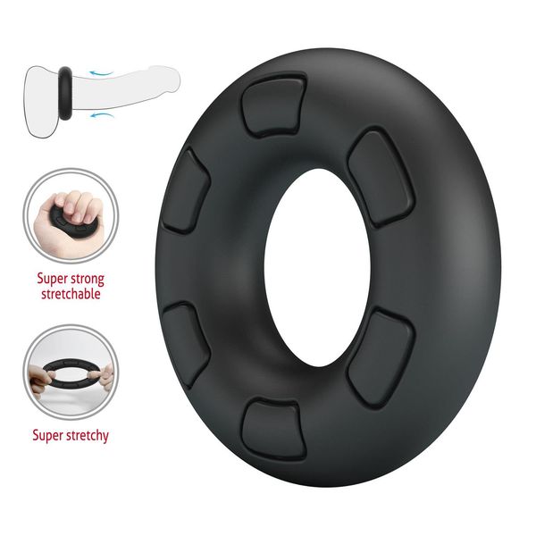 Crazy Bull Bertram – Super Soft Silicone Cock Ring zdjęcie 2