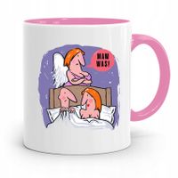 Kubek Różowy Prezent Dla Teściowej Mam Was! Z Nadrukiem Ze Zdjęciem