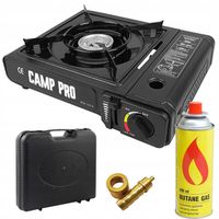 KUCHENKA GAZOWA TURYSTYCZNA PRZENOŚNA 2w1 +WALIZKA +ADAPTER +1 GAZ