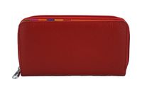 Antykradzieżowy portfel z ochroną RFID - Czerwony