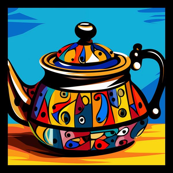 Plakat 30x30cm Może Herbatki? zdjęcie 2