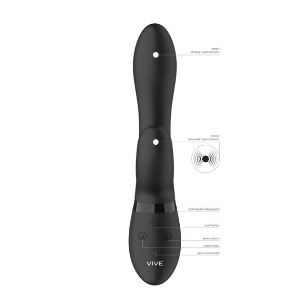 Kyra - Pulse Clitoral Rabbit - Black zdjęcie 6
