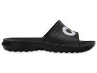 Crocs Klapki damskie - Classic Graphic Slide - rozmiar 36,5 - czarne matowe