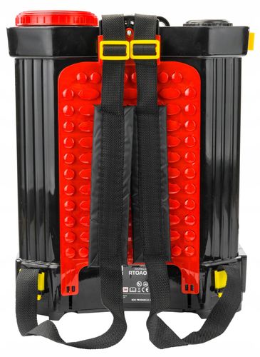 OPRYSKIWACZ AKUMULATOROWY ELEKTRY. 20L PLECAKOWY RED TECHNIC 4 DYSZE na Arena.pl