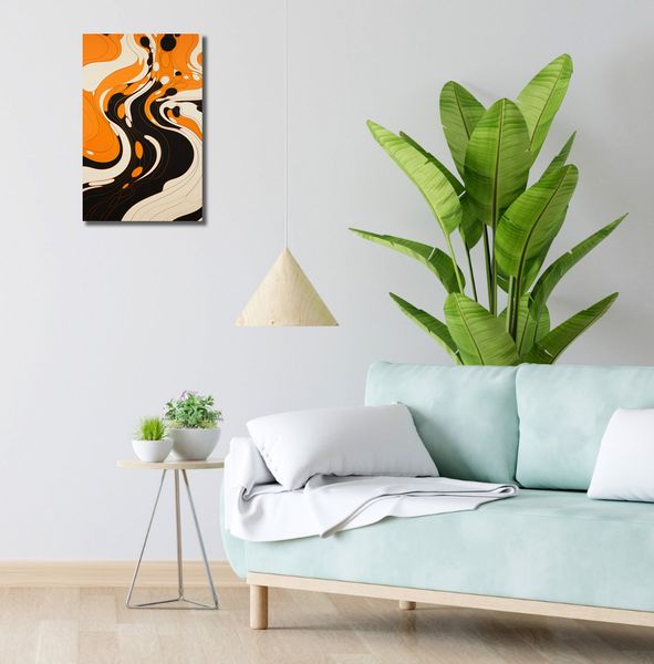 Obraz 30x50cm Tańczący Atrament zdjęcie 2