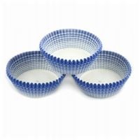 FOREMKI PAPILOTKI 50x25mm biało-niebieskie 100 szt